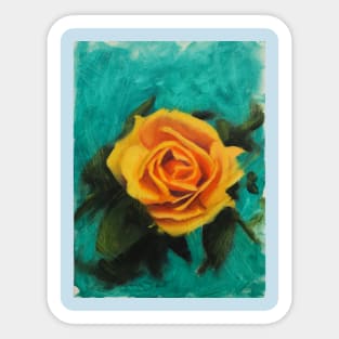 Rose - oil painting Sticker